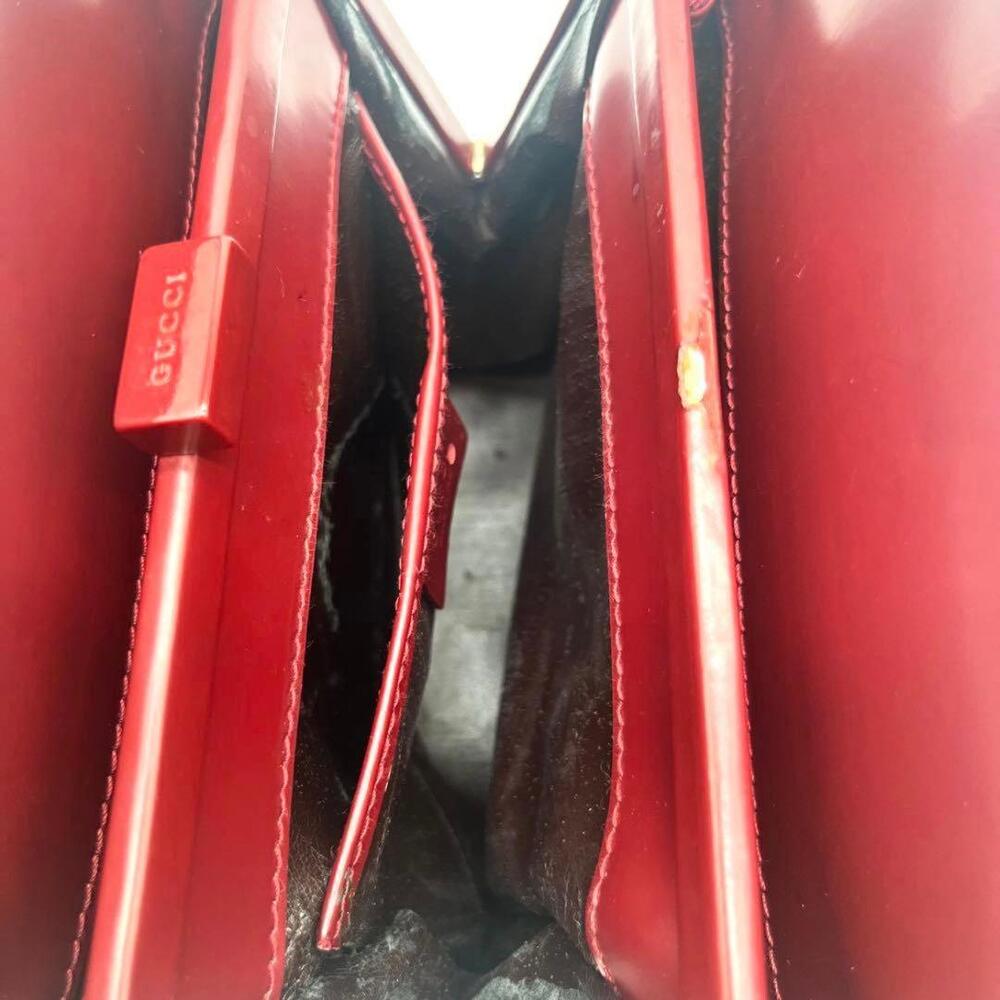 Gucci Small Burgundy Shoulder Bag - Picture 10 of 10
